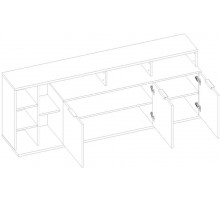 Тумба под телевизор Компакт 3D7N L левая