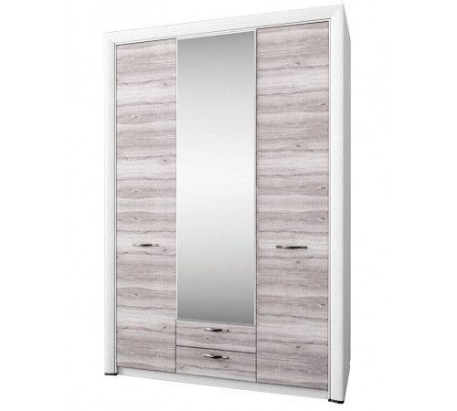 Трехстворчатый шкаф для одежды с зеркалом Оливия 3D2S Z