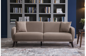 Трехместный Диван-кровать Flexy Флекси (бежевый)