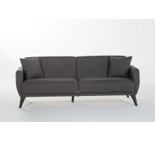 Трехместный Диван-кровать Flexy Флекси (темно-серый)