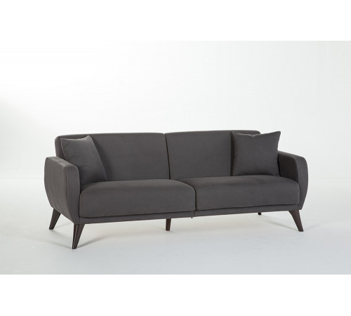 Трехместный Диван-кровать Flexy Флекси (темно-серый)