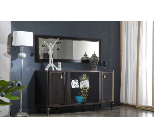 Зеркало для большого комода Легенда (Legenda) LEGN-11 венге