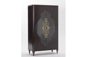 Шкаф витрина 2-х дверная Легенда LEGN-13 венге