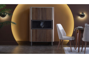 Витрина двухдверная Миранте (Mirante) MINT-13