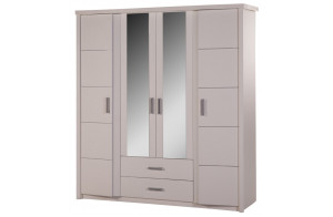 Четырехстворчатый шкаф Мира MIRA-20 белый