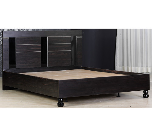 Двуспальная кровать Мира MIRA-26 венге