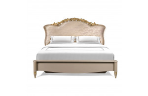 Двуспальная кровать Моника 160х200(капучино эмаль)