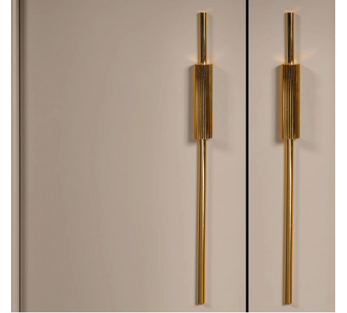 Шестистворчатый шкаф для одежды Моника (Капучино эмаль)