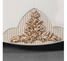 Витрина однодверная в гостиную Стелла (белый золото)