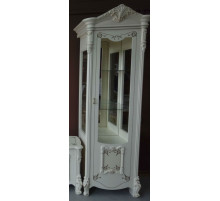 Шкаф-витрина однодверная Рафаэлла (беж)