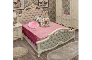 Двуспальная кровать Рафаэлла (беж)