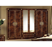 Шестистворчатый шкаф Рома (орех)