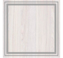 Тумба прикроватная с нишей Неаполь Ясень анкор светлый (патина "серебро")