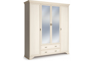 Шкаф Сиена 4-х дверных (Бодега Белый)