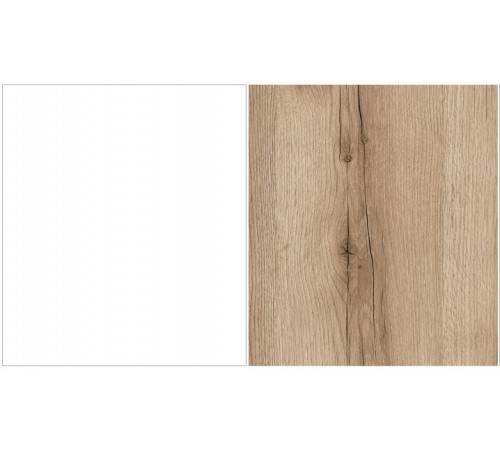 Комод 900 Вега Скандинавия (глянец, белый + дуб каньон)