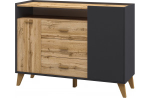 Тумба под телевизор Сканди МН-036-02(графит)