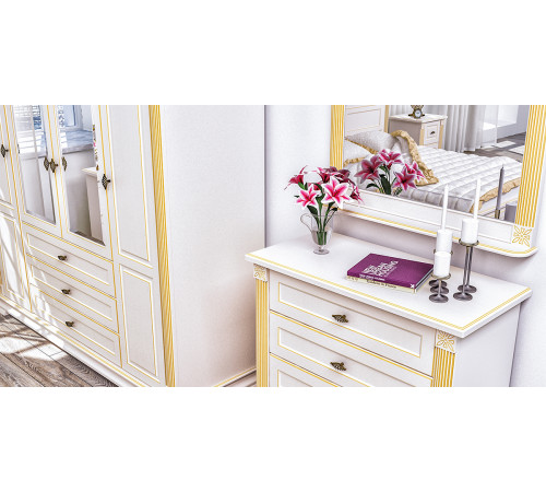 Шкаф четырехстворчатый Афина МН-222-14