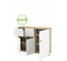 Тумба-комод в гостиную Леонардо МН-026-16 белый