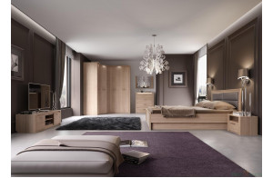 Спальня Элана от МебельГрад, цвет Бодега белая