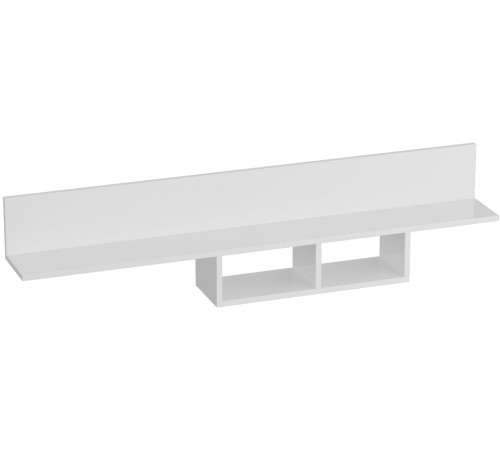 Настенная полка Кёльн-1380 Белый Аляска