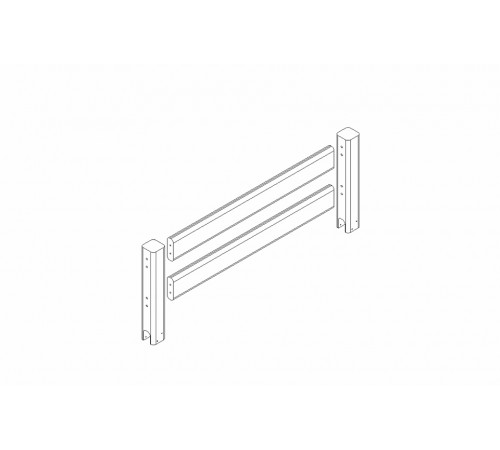 Пакет №5 Передняя защита по центру для кровати Соня