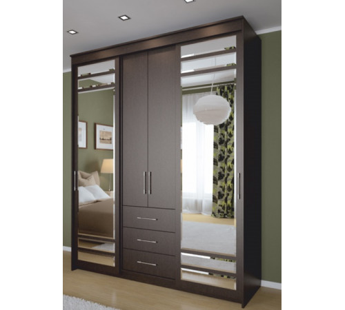 Трехстворчатый шкаф-купе ШК-05