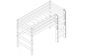 Детская кровать-чердак Соня Вариант-5