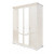 Шкаф для одежды Лика ММ-137-01/04 (белая эмаль)