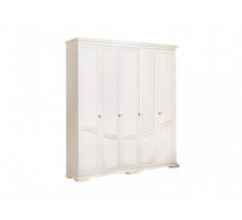 Шкаф для одежды Лика ММ-137-01/05Б (белая эмаль)