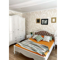 Двуспальная кровать Авиньон MUR-111-01/1 с каретной стяжкой