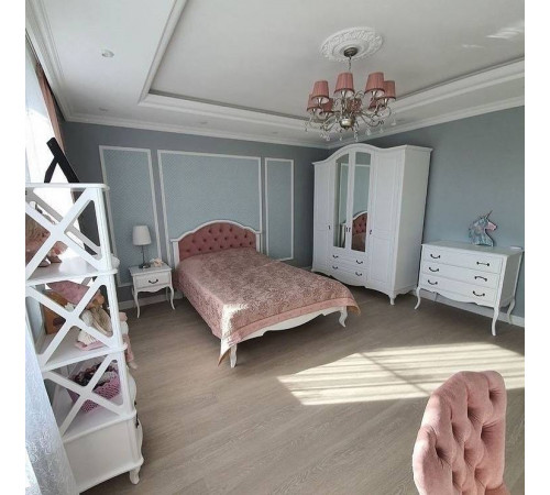 Односпальная кровать Флоренция MUR-112-01/1 с каретной стяжкой