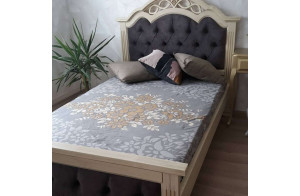 Односпальная кровать Венеция MUR-101-01 с каретной стяжкой