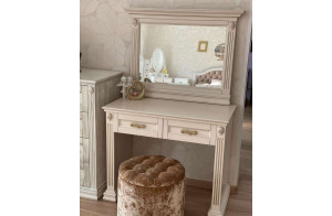 Настенное зеркало Верона MUR-102-08 с карнизом