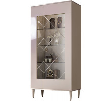 Шкаф витрина Rimini РМВ2-2С правый (слоновая кость)