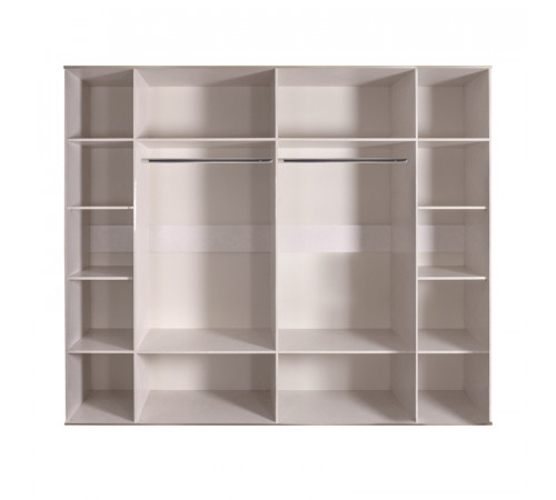 Шестистворчатый шкаф для одежды  Rimini РМШ2/6 (латте)