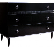 Комод для белья с планкой Rimini Solo РМКМ-3 (s) (черный)