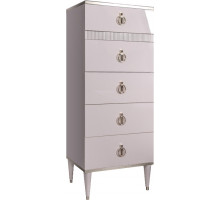 Комод узкий для белья с планкой Rimini Solo РМКМ-2 (s) (слоновая кость)