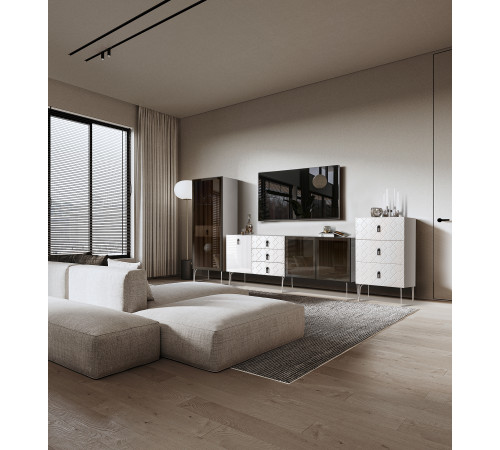 Комод для гостиной Богемия Фарфале (Bogemia Farfalle) БМКМ-5(Fa) [4]