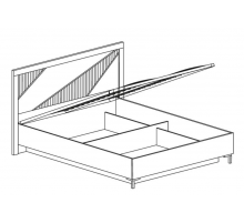 Двуспальная кровать 160х200 с подъемным механизмом Родос 135