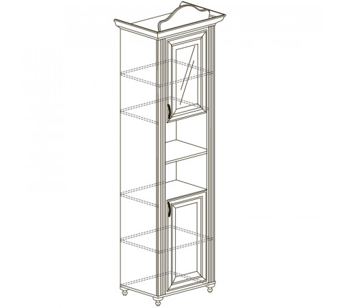 Открытый шкаф Алиса 554
