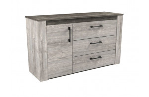 Комод  Денвер Риббек серый