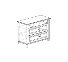 Комод для белья Прованс 411