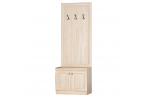 Тубма с вешалкой для прихожей Инна 620 светлая